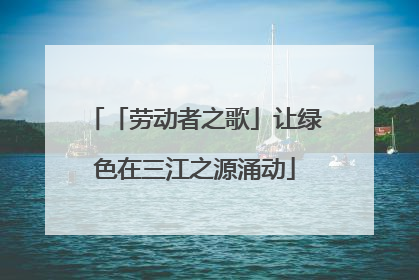 「劳动者之歌」让绿色在三江之源涌动