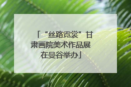 “丝路霓裳”甘肃画院美术作品展在曼谷举办
