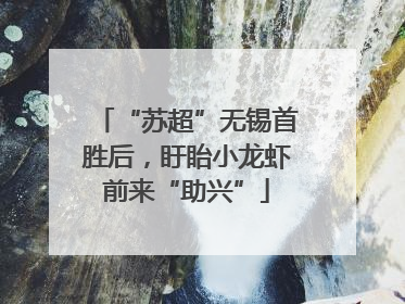 “苏超”无锡首胜后，盱眙小龙虾前来“助兴”