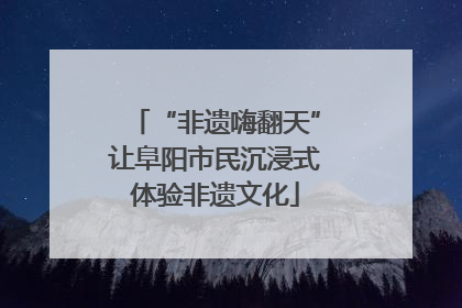 “非遗嗨翻天”让阜阳市民沉浸式体验非遗文化