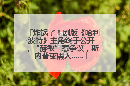 炸锅了！剧版《哈利·波特》主角终于公开，“赫敏”惹争议，斯内普变黑人……