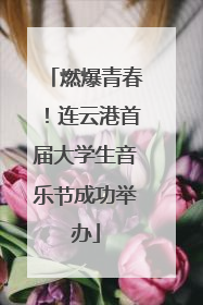燃爆青春！连云港首届大学生音乐节成功举办