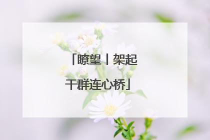 瞭望丨架起干群连心桥