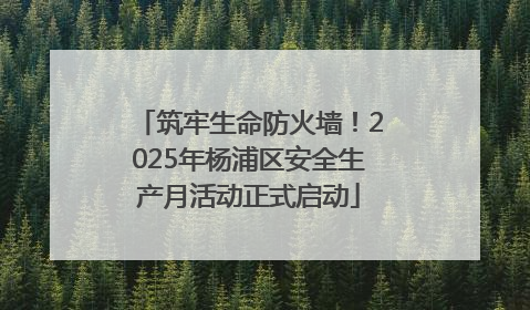 筑牢生命防火墙！2025年杨浦区安全生产月活动正式启动