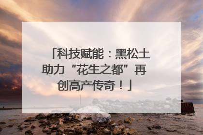 科技赋能：黑松土助力“花生之都”再创高产传奇！