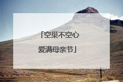 空巢不空心 爱满母亲节