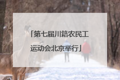 第七届川籍农民工运动会北京举行
