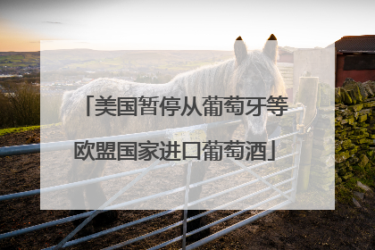 美国暂停从葡萄牙等欧盟国家进口葡萄酒
