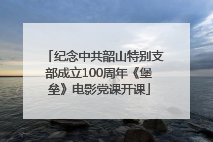 纪念中共韶山特别支部成立100周年《堡垒》电影党课开课