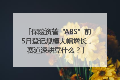 保险资管“ABS”前5月登记规模大幅增长，赛道深耕靠什么？