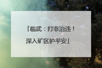 临武：打非治违！深入矿区护平安