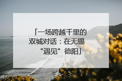 一场跨越千里的双城对话：在无锡“遇见”德阳