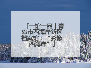 一馆一品丨青岛市西海岸新区档案馆：“影像西海岸”