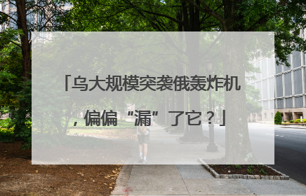 乌大规模突袭俄轰炸机，偏偏“漏”了它？