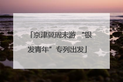 京津冀周末游 “银发青年”专列出发