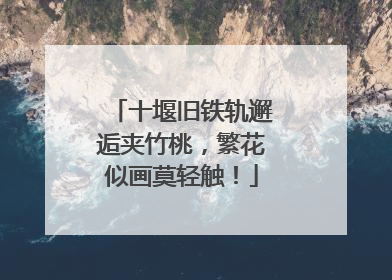 十堰旧铁轨邂逅夹竹桃，繁花似画莫轻触！