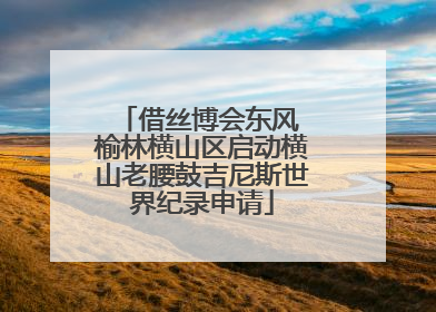 借丝博会东风 榆林横山区启动横山老腰鼓吉尼斯世界纪录申请