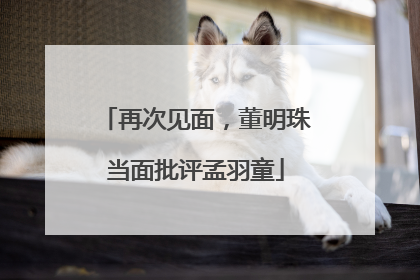 再次见面，董明珠当面批评孟羽童