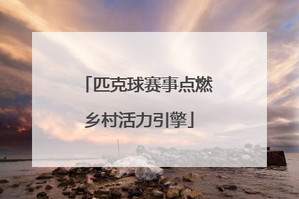 匹克球赛事点燃乡村活力引擎