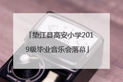 垫江县高安小学2019级毕业音乐会落幕