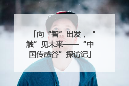 向“智”出发，“触”见未来——“中国传感谷”探访记