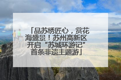 品苏绣匠心，赏花海盛景！苏州高新区开启“苏城环游记”首条非遗主题游