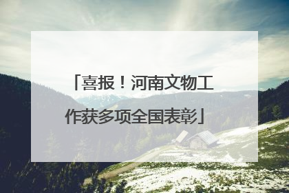 喜报！河南文物工作获多项全国表彰