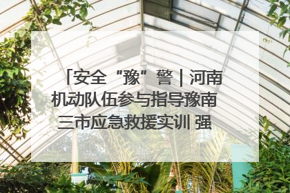 安全“豫”警｜河南机动队伍参与指导豫南三市应急救援实训 强化协同作战效能