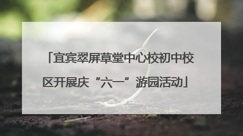 宜宾翠屏草堂中心校初中校区开展庆“六一”游园活动