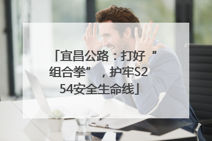 宜昌公路：打好“组合拳”，护牢S254安全生命线