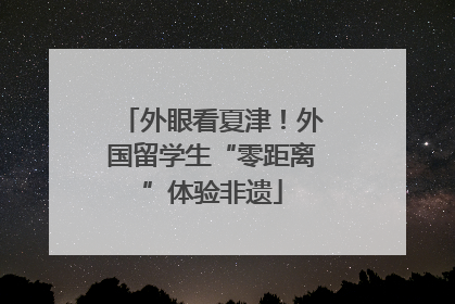 外眼看夏津！外国留学生“零距离”体验非遗
