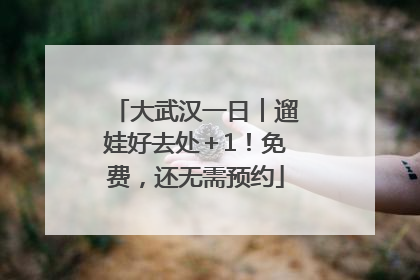 大武汉一日︱遛娃好去处＋1！免费，还无需预约