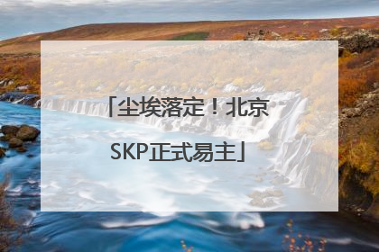 尘埃落定！北京SKP正式易主
