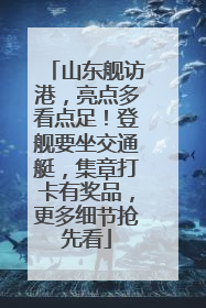 山东舰访港，亮点多看点足！登舰要坐交通艇，集章打卡有奖品，更多细节抢先看