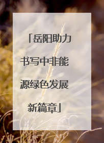 岳阳助力书写中非能源绿色发展新篇章