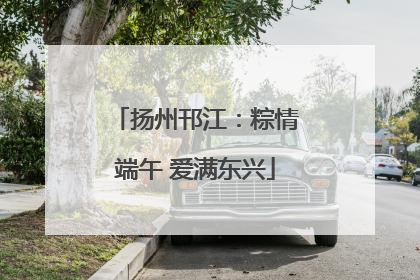 扬州邗江：粽情端午 爱满东兴