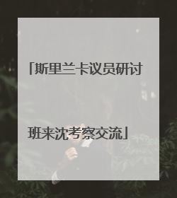 斯里兰卡议员研讨班来沈考察交流