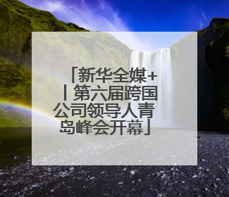 新华全媒+丨第六届跨国公司领导人青岛峰会开幕