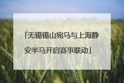 无锡锡山宛马与上海静安半马开启赛事联动
