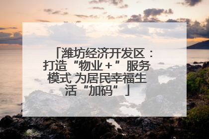 潍坊经济开发区：打造“物业＋”服务模式 为居民幸福生活“加码”