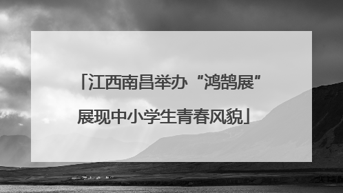 江西南昌举办“鸿鹄展” 展现中小学生青春风貌
