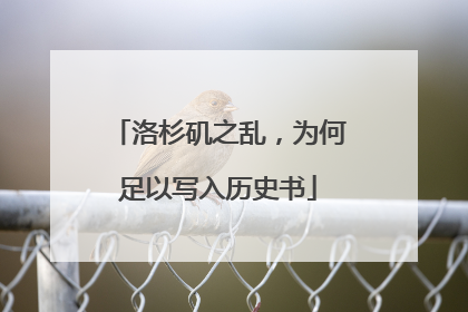 洛杉矶之乱，为何足以写入历史书