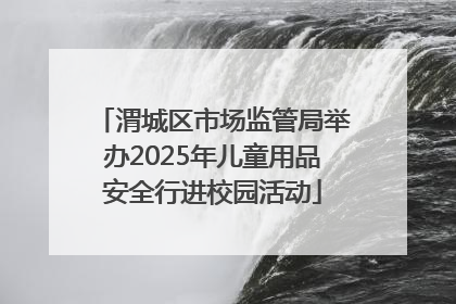 渭城区市场监管局举办2025年儿童用品安全行进校园活动