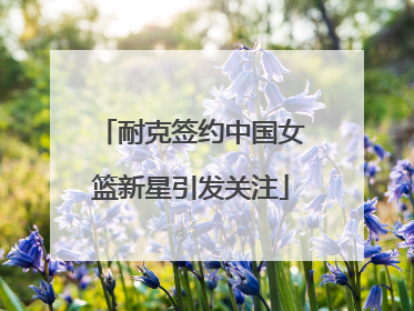 耐克签约中国女篮新星引发关注