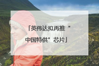 英伟达拟再推“中国特供”芯片