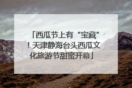 西瓜节上有“宝藏”！天津静海台头西瓜文化旅游节甜蜜开幕
