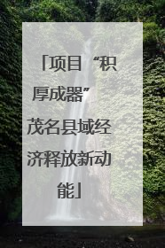 项目“积厚成器” 茂名县域经济释放新动能