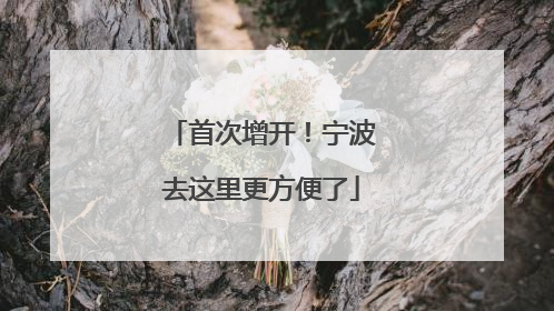 首次增开！宁波去这里更方便了