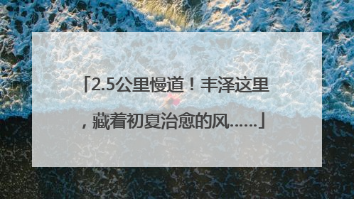 2.5公里慢道！丰泽这里，藏着初夏治愈的风……