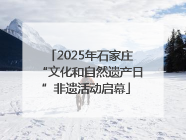 2025年石家庄“文化和自然遗产日”非遗活动启幕
